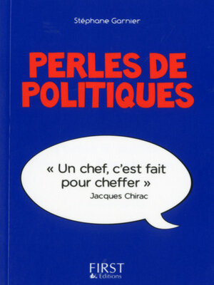cover image of Perles de politiques